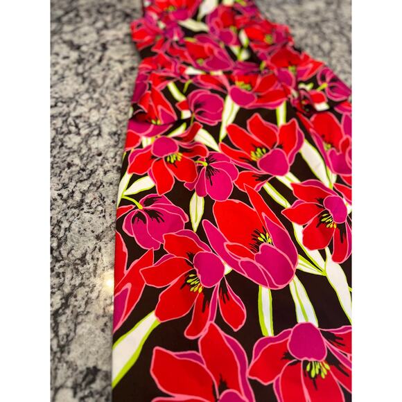 Kate Spade New York tropical floral peplum sheath dress size 4 - Picture 4 of 15